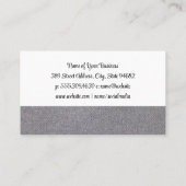 Gouden Metaal Bestek Logo | Restaurant Visitekaartje (Achterkant)