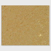 Gouden metaalvlokken cadeaupapier (Vlak)