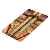 Gouden metaalwerk op deur magneet (Linkerzijde)