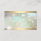 Gouden metalen afwerking | Marmer | Gloei Visitekaartje (Achterkant)