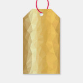 Gouden metalen effect aanpasbare cadeaubijsluiter. cadeaulabel (Achterkant)