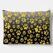 Gouden metalen patroonpoten op gradiëntachtergrond etui (Achterkant)