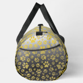 Gouden metalen patroonpoten op gradiëntachtergrond plunjezak (Rechts)