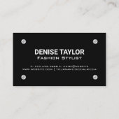 Gouden | Metalen schroeven Visitekaartje (Achterkant)