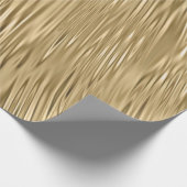 Gouden metalen textuurlook  cadeaupapier (Hoek)