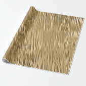 Gouden metalen textuurlook  cadeaupapier (Uitgerold)