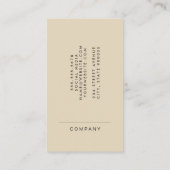 Gouden Metallic Groene Achtergrond Visitekaartje (Achterkant)