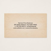 Gouden Metallic Pen Logo | Notaris Visitekaartje (Achterkant)