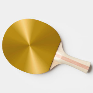 Gouden Metallic Ping Pong Bat Tafeltennisbatje