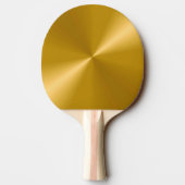 Gouden Metallic Ping Pong Paddle Tafeltennisbatje (Achterkant)