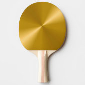 Gouden Metallic Ping Pong Paddle Tafeltennisbatje (Voorkant)