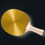 Gouden Metallic Ping Pong Paddle Tafeltennisbatje<br><div class="desc">Gouden Metallic Ping Pong Paddle</div>