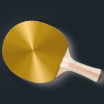 Gouden Metallic Ping Pong Paddle Tafeltennisbatje<br><div class="desc">Gouden Metallic Ping Pong Paddle</div>