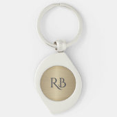 Gouden Metallic Sleutelhanger (Voorkant)