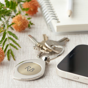 Gouden Metallic Sleutelhanger