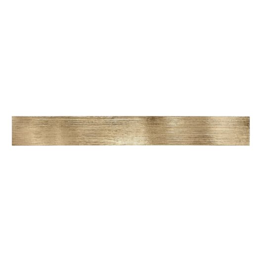 Gouden metallic textuur rustieke shimmer stijlvol grosgrain lint (Voorkant)