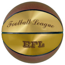 Gouden Metallic Uiterlijk Basketbal