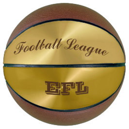 Gouden Metallic Uiterlijk Basketbal