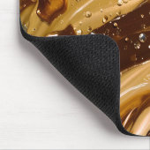 Gouden Metallic Vlinder Glam Abstract Muismat (Hoek)
