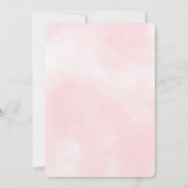 Gouden Metselaarsglas Slingerlichtjes Roze Baby Sh Kaart (Achterkant)