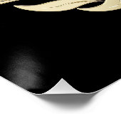 Gouden metselwerk symbool perfect poster (Hoek)