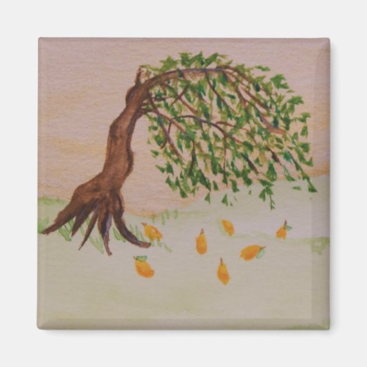 Gouden Middag-magneet Magneet (Voorkant)