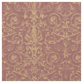 Gouden middeleeuwse stijl ornamentatie stof (Close Up)