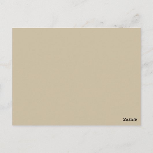 Gouden minimalistische Baby shower Hopes & Wishes  Briefkaart (Achterkant)