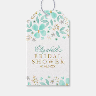 Gouden Mint Bloemenblad Vrijgezellenfeest Cadeau L Cadeaulabel