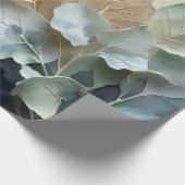 Gouden Mist Bladeren Cadeaupapier (Hoek)