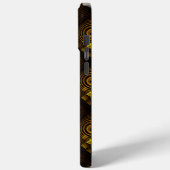 Gouden Moderne Boho Elegant Abstract Kunstpatroon Case-Mate iPhone Case (Achterkant / Links)
