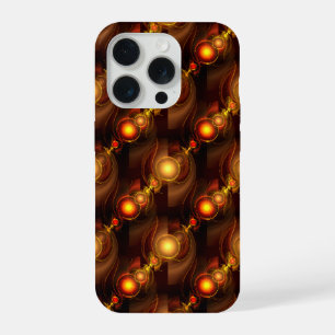 Gouden Moderne Boho Elegant Abstract Kunstpatroon  iPhone 15 Pro Case