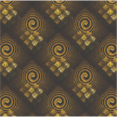 Gouden Moderne Boho Elegant Abstract Kunstpatroon  Sticker (Voorkant)