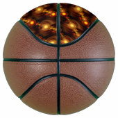 Gouden Moderne Boho Elegante Abstracte Kunst Patro Basketbal (Rechts)
