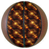 Gouden Moderne Boho Elegante Abstracte Kunst Patro Basketbal (Verticaal)