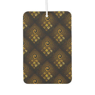 Gouden Moderne Boho Elegante Abstracte Kunst Patro Luchtverfrisser