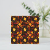 Gouden Moderne Boho Elegante Abstracte Kunstpatroo (Staand voorkant)