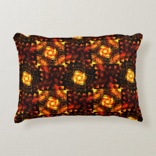 Gouden moderne boho elegante abstracte kunstpatroo accent kussen