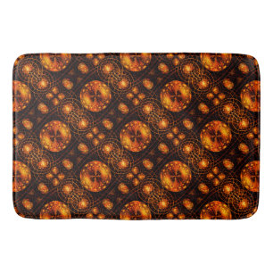 Gouden Moderne Boho Elegante Abstracte Kunstpatroo Badmat