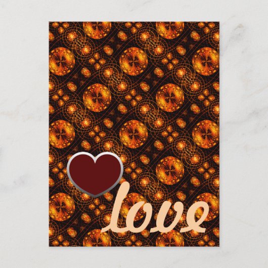 Gouden moderne boho elegante abstracte kunstpatroo briefkaart (Voorkant)