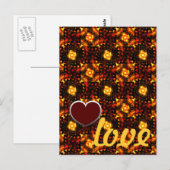 Gouden Moderne Boho Elegante Abstracte Kunstpatroo Briefkaart (Voorkant / Achterkant)
