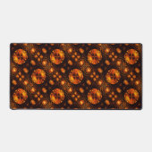 Gouden moderne boho elegante abstracte kunstpatroo bureaumat (Voorkant)