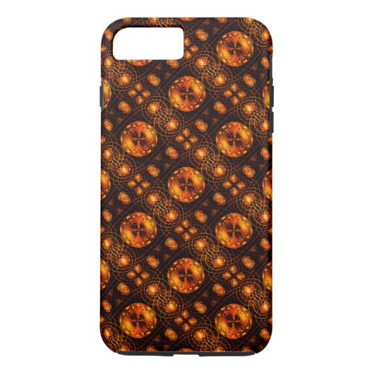 Gouden moderne boho elegante abstracte kunstpatroo Case-Mate iPhone case (Achterkant)