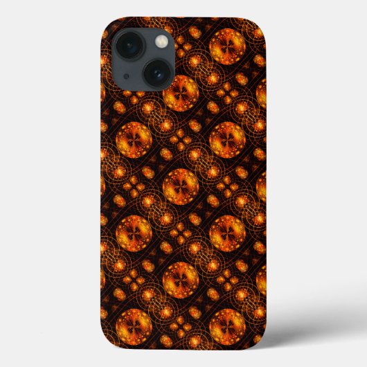 Gouden Moderne Boho Elegante Abstracte Kunstpatroo Case-Mate iPhone Case (Achterkant)