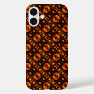 Gouden moderne boho elegante abstracte kunstpatroo iPhone 16 plus hoesje