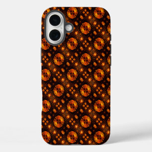 Gouden moderne boho elegante abstracte kunstpatroo iPhone 16 plus hoesje