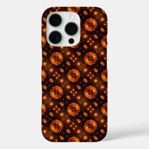 Gouden moderne boho elegante abstracte kunstpatroo iPhone 16 pro hoesje