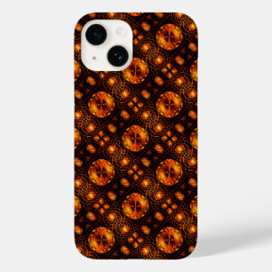 Gouden moderne boho elegante abstracte kunstpatroo Case-Mate iPhone 14 hoesje