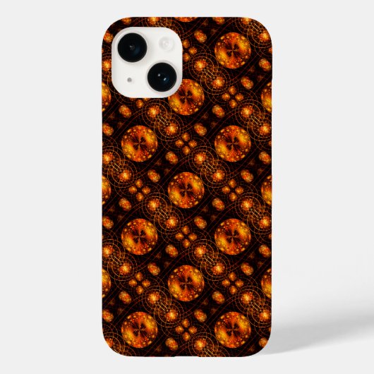 Gouden moderne boho elegante abstracte kunstpatroo Case-Mate iPhone case (Achterkant)