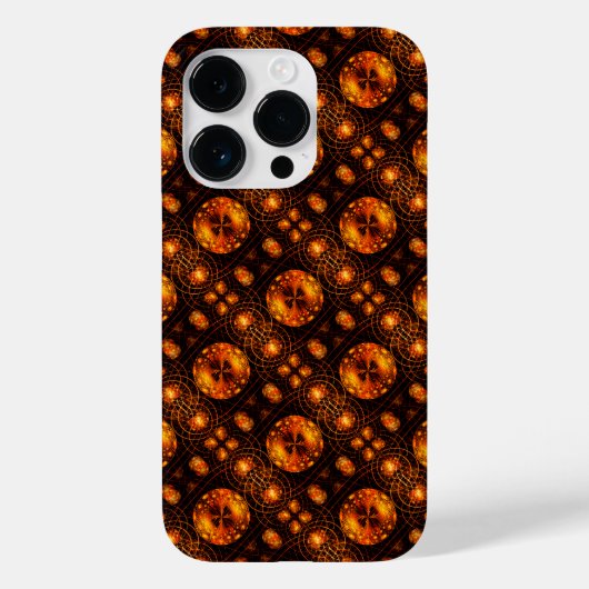 Gouden moderne boho elegante abstracte kunstpatroo Case-Mate iPhone case (Achterkant)